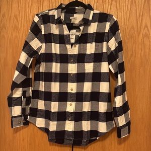 LL Bean Flannel NWT